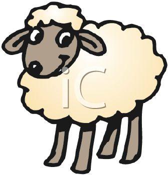 335x350 Spring Lambs Clipart