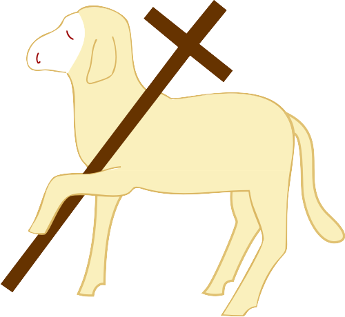 500x460 Religious Lamb Clipart