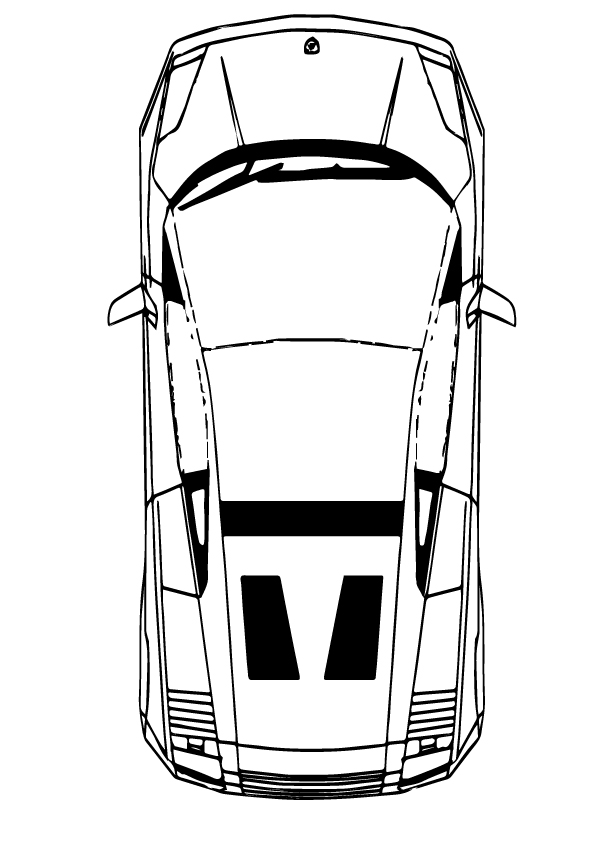 595x842 Lamborghini Coloring Pages To Print
