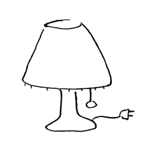 300x300 Lamps Clipart Black And White
