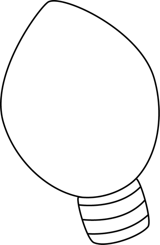 327x500 Christmas Light Bulb Clip Art