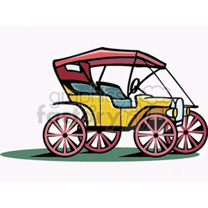 300x300 Royalty Free Classic Vintage Car 172645 Vector Clip Art Image
