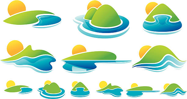 612x324 Scenery Clipart Land Water