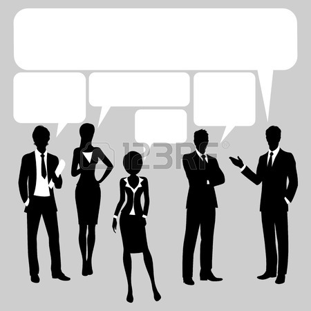 450x450 Silhouette Business Group Team People On Buildings Landscape