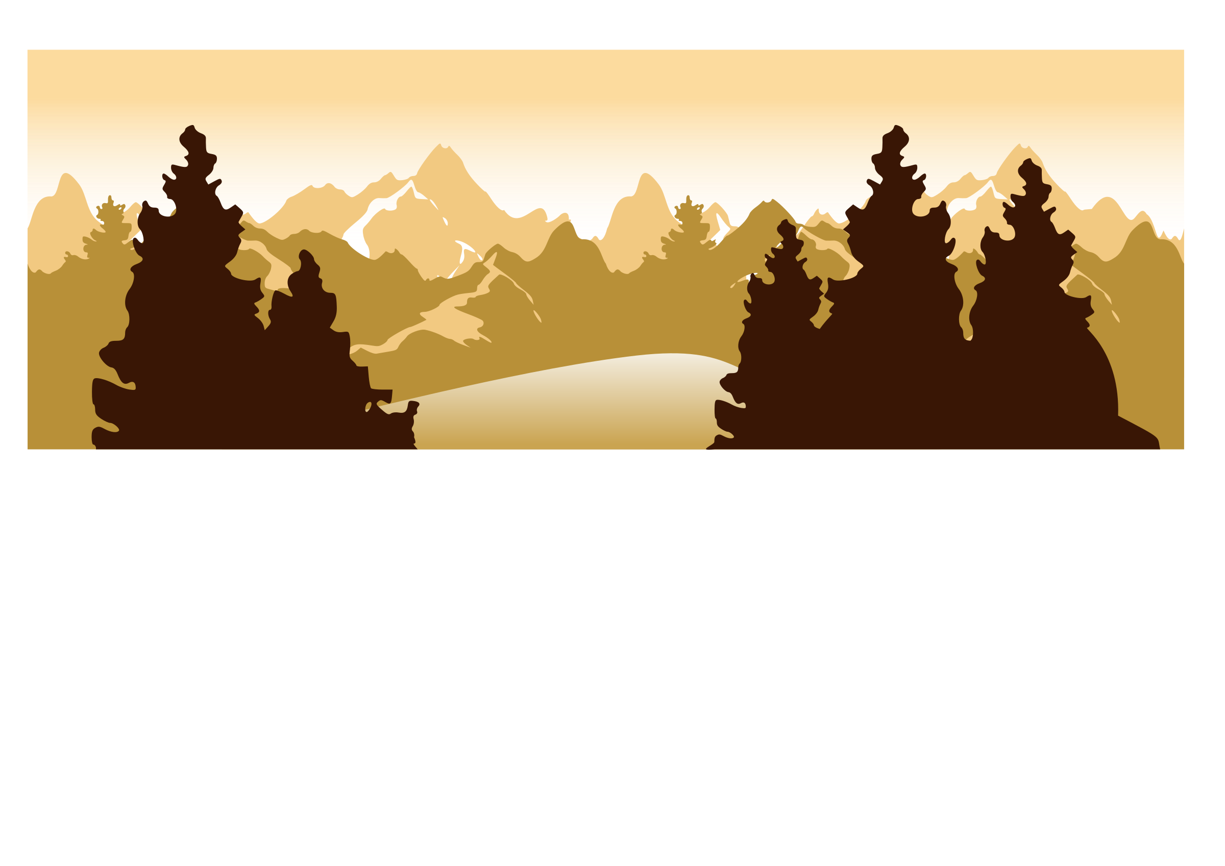 2400x1697 Landscape Clipart Mountain View
