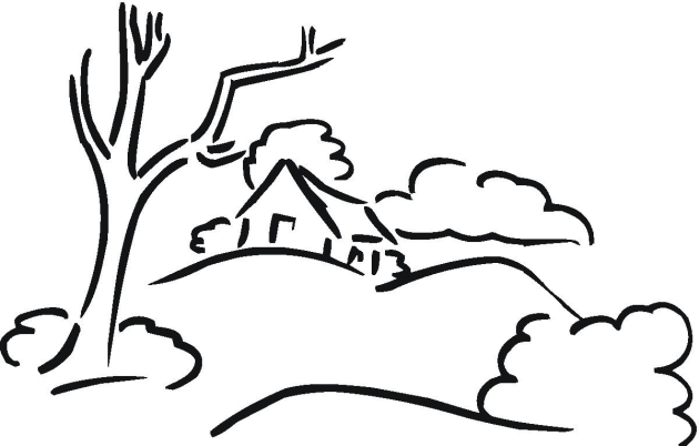630x402 Free Landscape Coloring Pages