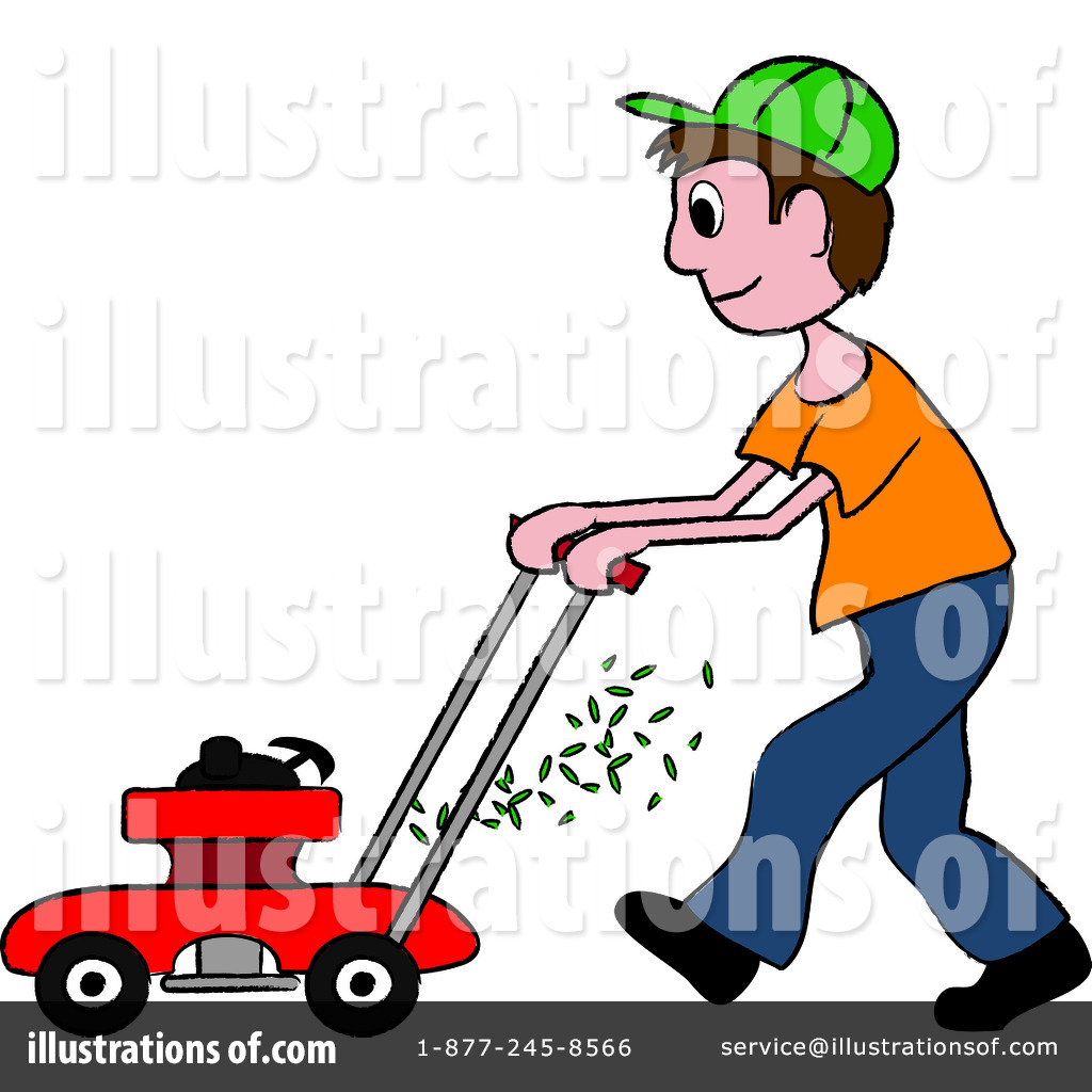 1024x1024 Lawn Mowing Clipart