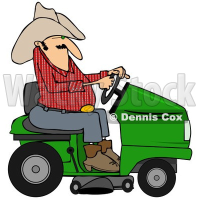 400x400 Clipart Illustration Of Two Guys Operating Green And Red Riding