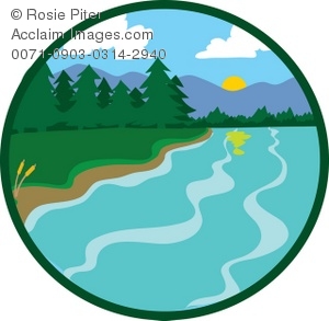 300x293 Lake Clip Art