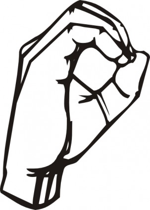 303x425 Sign Language Clip Art Download