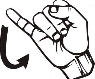 336x280 Sign Language L Clip Art Vector Clip Art Free Vector Free Download