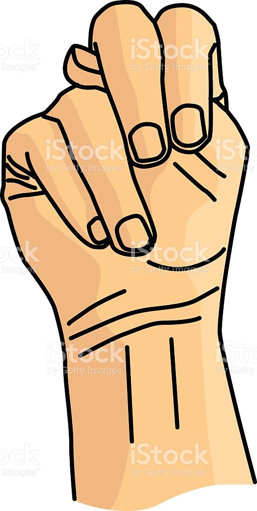 516x1024 Sign Language Clipart Letter N