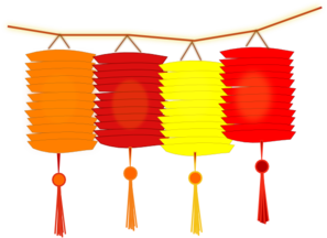 297x216 Paper Lanterns Clip Art