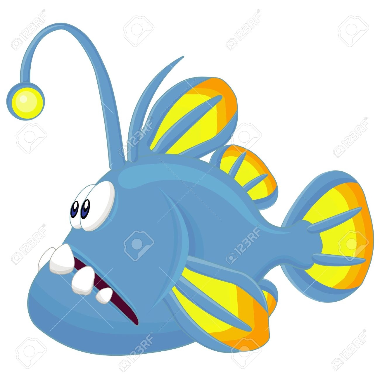 1300x1300 Lantern Fish Clipart