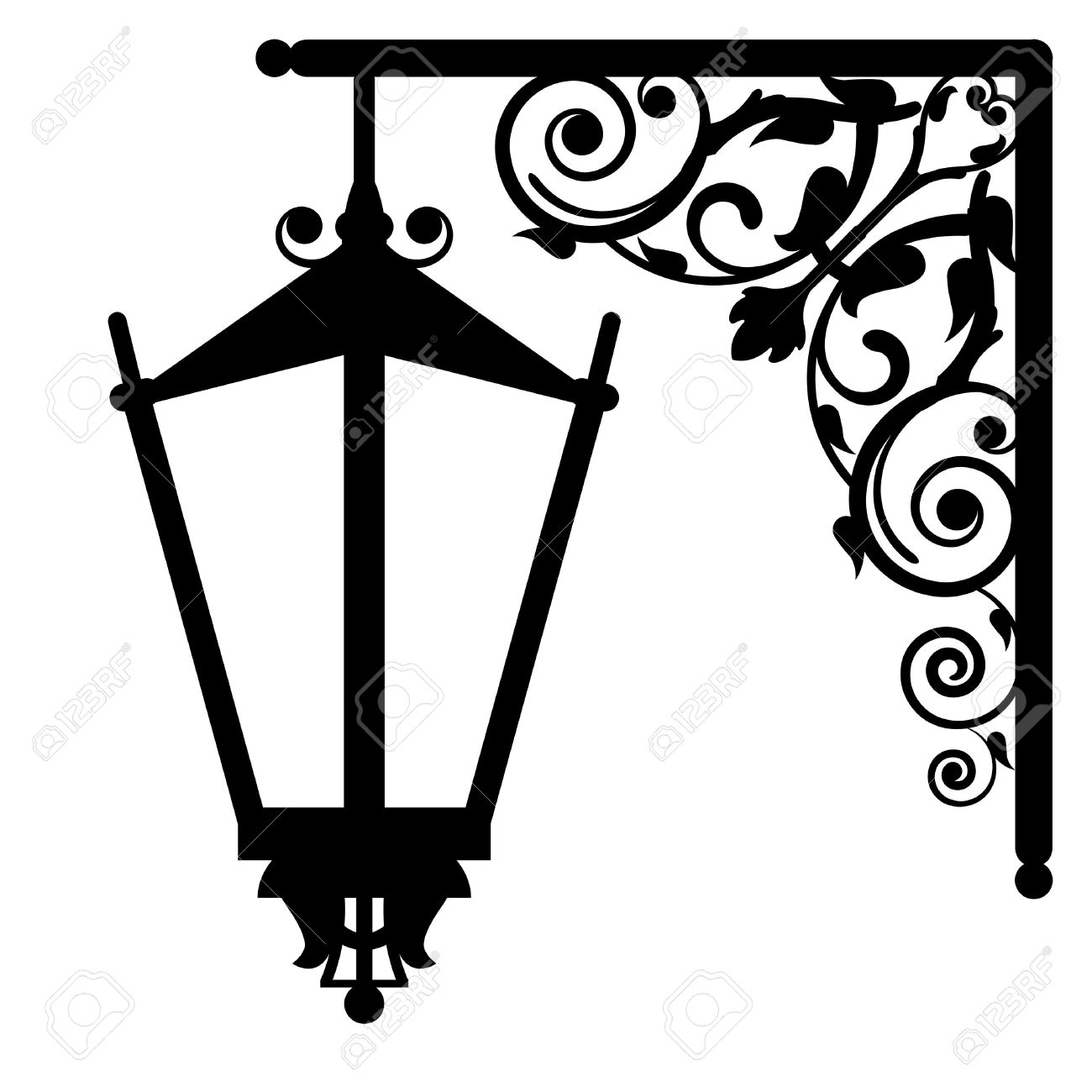 1300x1300 Victorian Clipart Lantern