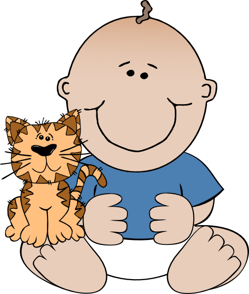 504x593 Cat On Lap Clip Art