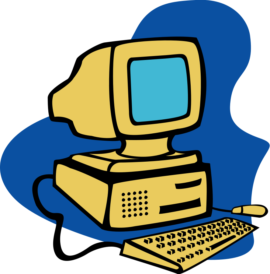 888x900 Free Computer Clipart Image