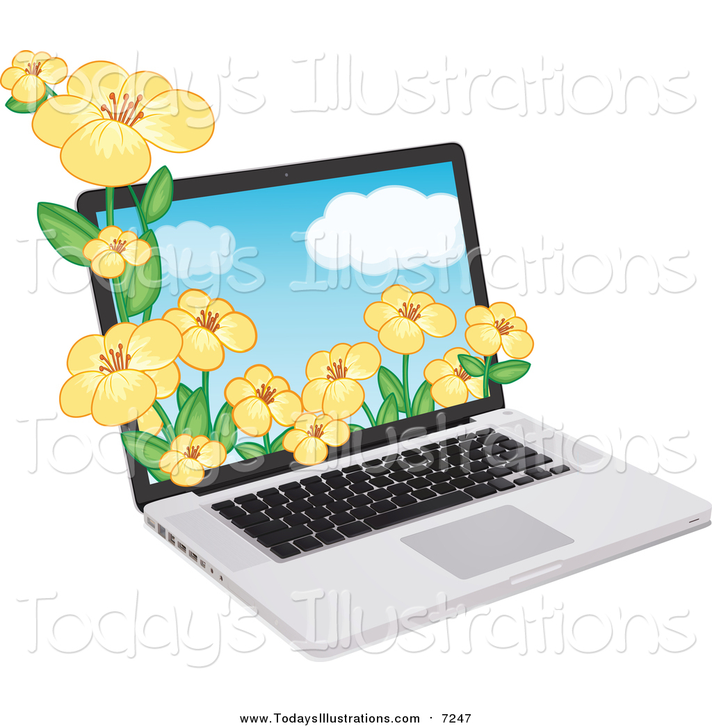 1024x1044 Laptop Clipart Yellow