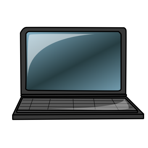 500x500 Laptop Computer Clipart Clipartmonk