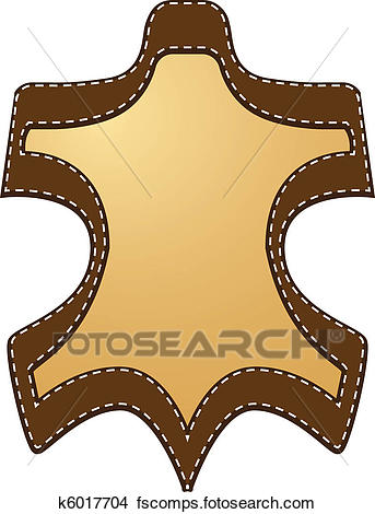 343x470 Clipart Of Leather Label K6017704
