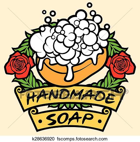 450x457 Clipart Of Natural Handmade Soap Label K28636920