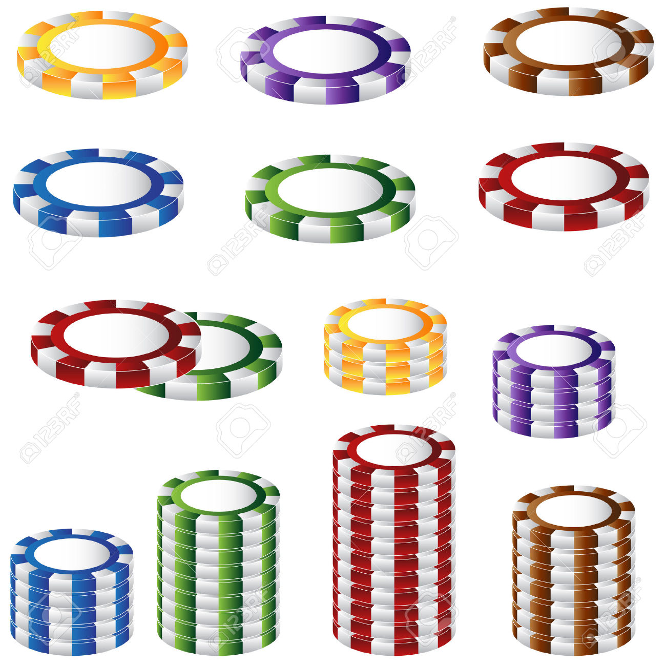 1300x1300 Chips Clipart Las Vegas
