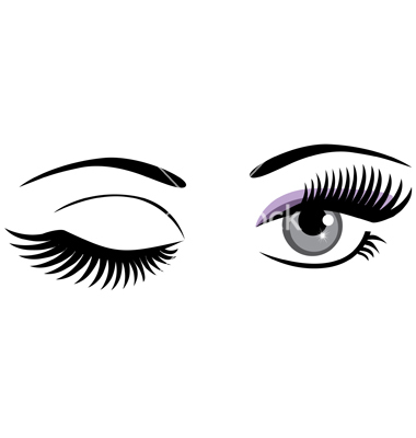 380x400 Eyelash Clipart Cartoon