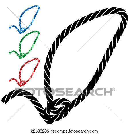 450x470 Clipart Of Lasso Rope Icon K2583285