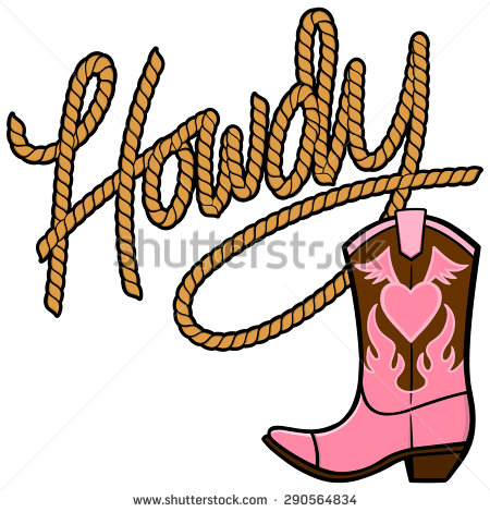 450x470 Cowgirl Clipart Rope