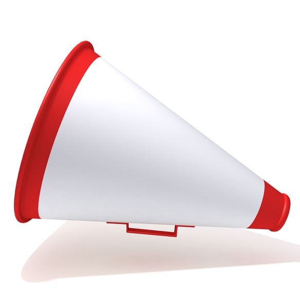 584x584 Megaphone 3d Model