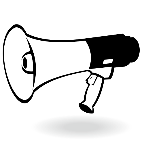 500x500 Megaphone Vector Amp Graphics To Download