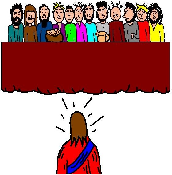 560x569 The Last Supper Clipart Cliparts