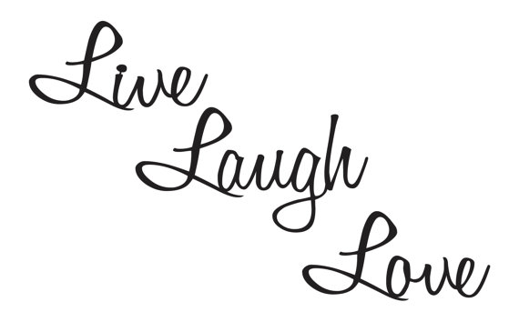 570x354 Live Laugh Love Quotes Metal Wall Art Wall By, Life Quotes Clip