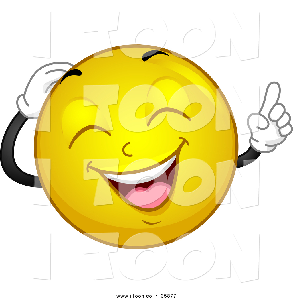 1024x1044 Royalty Free Cartoon Of A Smiley Laughing By Bnp Design Studio