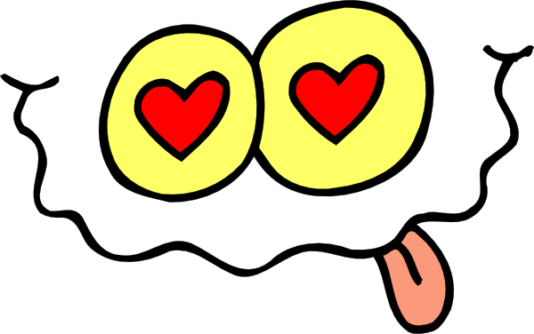 600x376 Valentine Laughing Face Clip Art