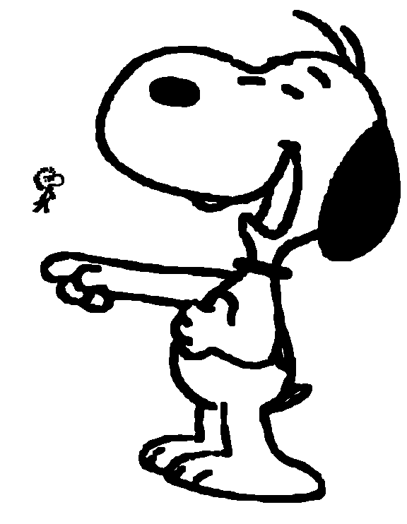 576x742 Snoopy Laughing
