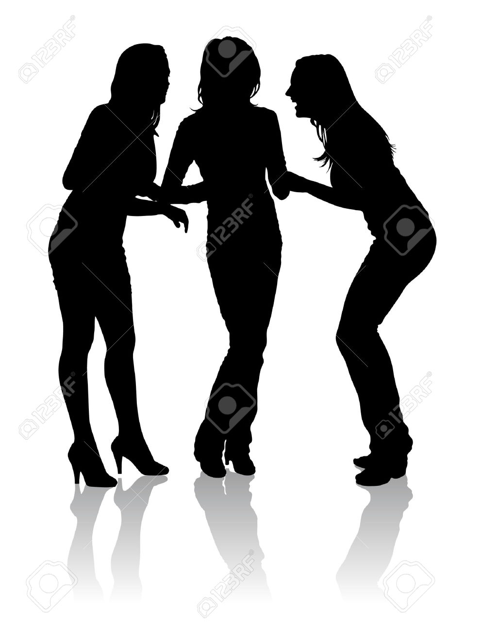 993x1300 Group Of Friends Laughing Clipart