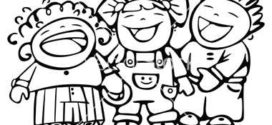 272x125 Laughing Children Clipart