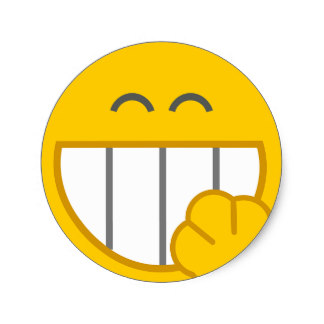 324x324 Laughing Smiley Face Stickers Zazzle