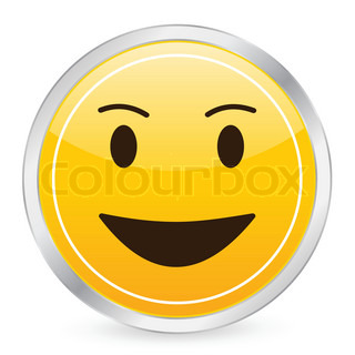 320x320 Laughing Smiley Face Icon In Flat Style Isolated On White