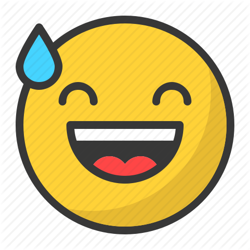 512x512 Awkward, Drop, Emoji, Emoticon, Happy, Laugh, Smile Icon Icon