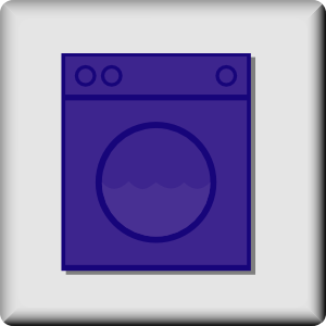 300x300 Hotel Icon Laundromat Clip Art Free Vector 4vector