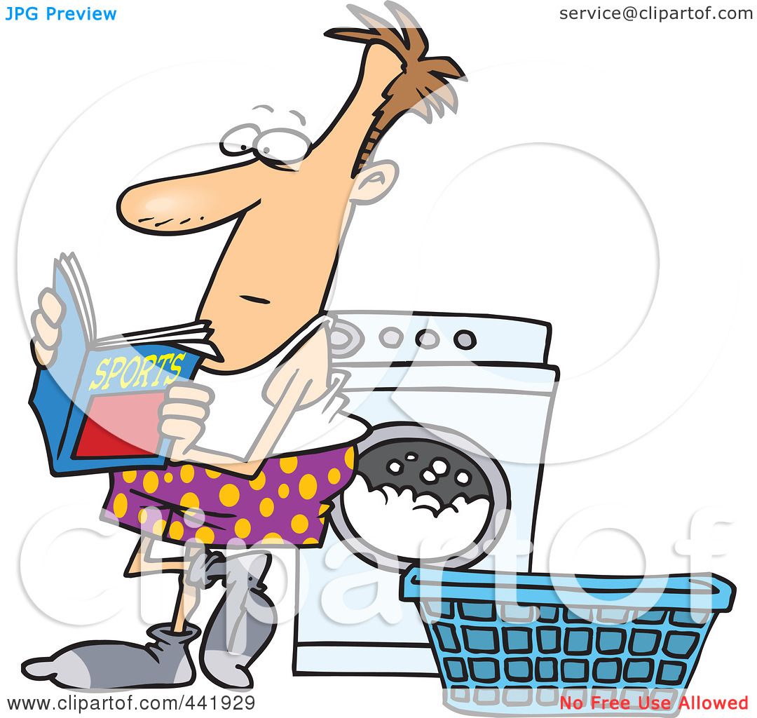 1080x1024 Royalty Free (Rf) Cliprt Illustration Of Cartoon Man Reading