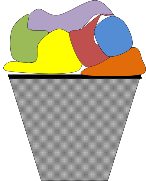 483x600 Small Laundry Basket Clip Art Cliparts