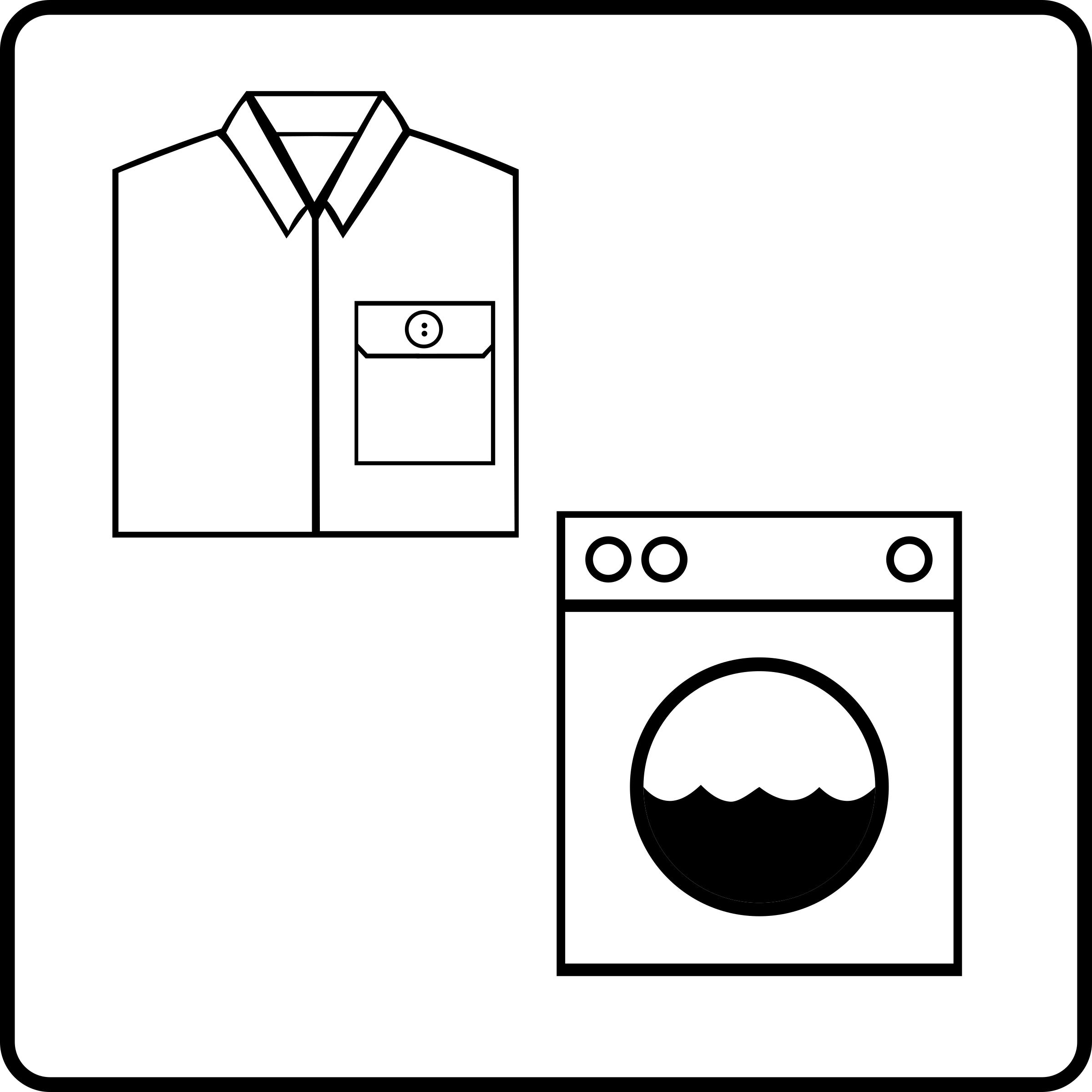 Laundry Clipart Black And White | Free download on ClipArtMag