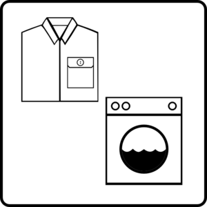 300x300 Hotel Icon Has Laundry Service Clip Art