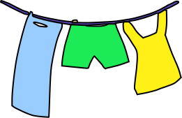 261x169 Free Laundry Clipart