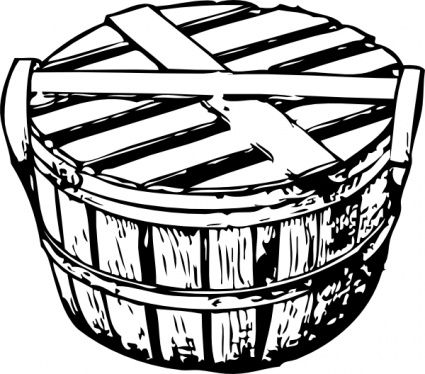 425x374 Laundry Basket Clip Art