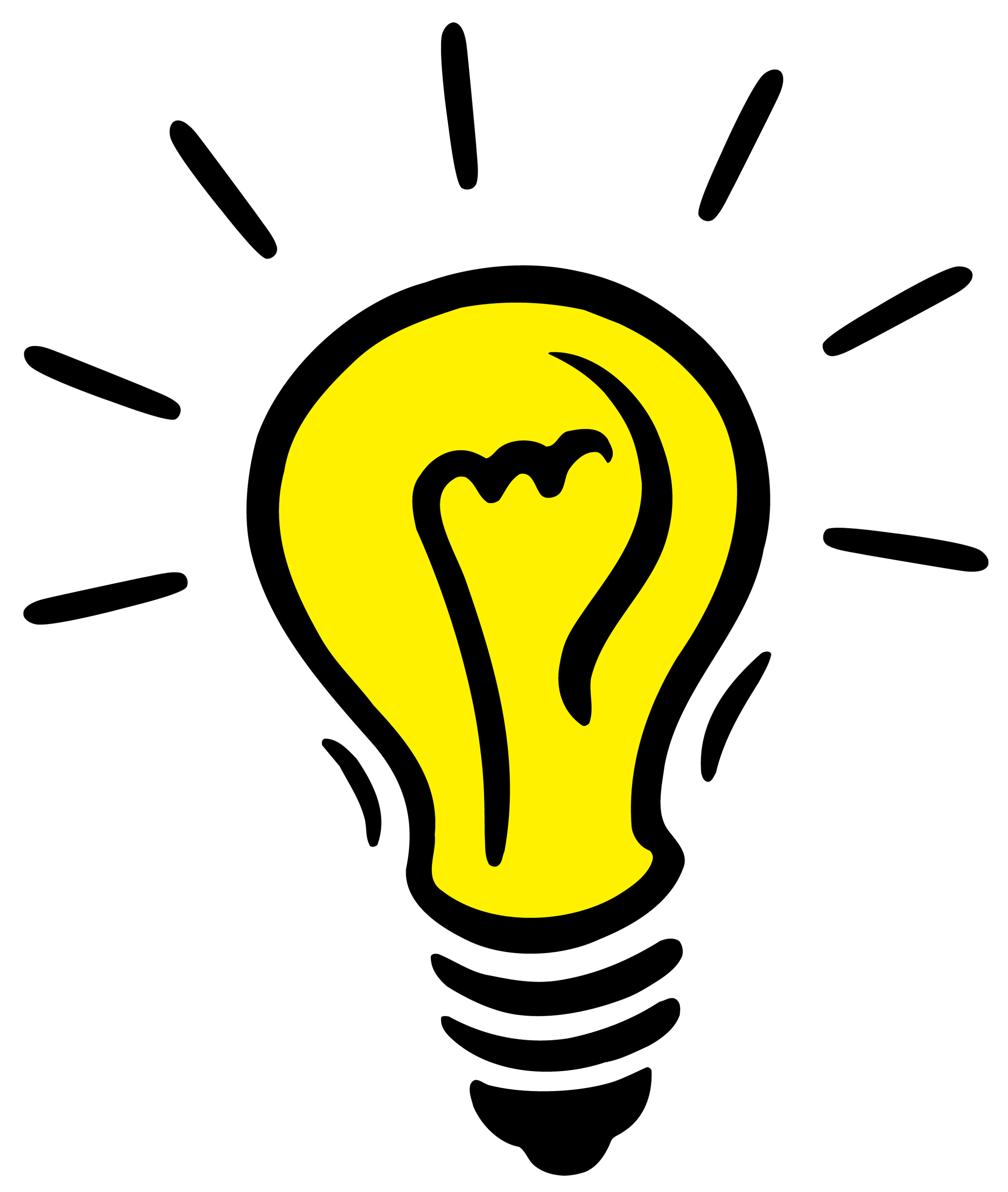 2368x2800 Light Bulb Animated Clipart