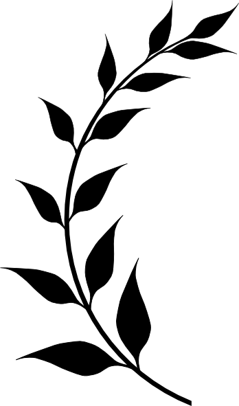 348x591 Half Laurel Clip Art
